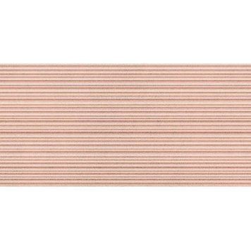 NU12BAR NUANCES ROSE RIBBED SQ. 120X60 (1 сорт) 556879 фото