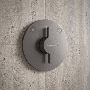 Змішувач прихованого монтажу для душу Hansgrohe DuoTurn S 75418340 чорний хром брашований 604452 фото