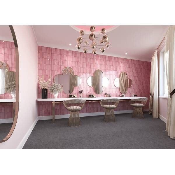 Плитка Ceramica Deseo Es.Nexti Pink 31.6x60 см 578507 фото