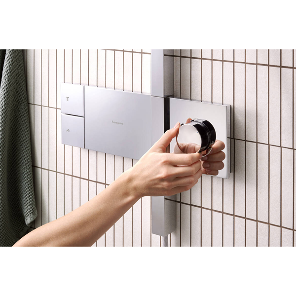RAINDANCE ALIVE S душова система Showerpipe 300, 1jet, з термостатом, хром 100492 фото