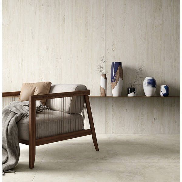 Керамограніт Mirage Elysian Travertino Pearly EY 10 NAT SQ 60x120 см 549075 фото
