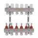 Коллектор латунный с расходомерами и евроконусами Thermo Alliance Standart 1" на 6 выходов TAS235W6E SD00055267 фото 1