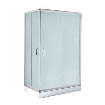 Душевая кабина Lidz Wawel SC100x80.SAT.LOW.FR, стекло Frost 5 мм + Lidz Душевой поддон KAPIELKA ST100x80х14 SD00051439 фото