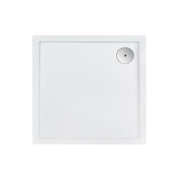 Душовий піддон Qtap Tern 308812C 80x80x12 см + сифон SD00046987 фото