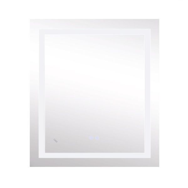 Зеркало Lidz Kubis 700х800 с LED-подсветкой Touch, с антизапотеванием, с диммером, рег. яркости LD78LF9048070 SD00052333 фото