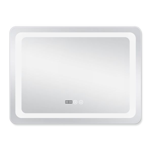 Дзеркало Qtap Mideya (DC-F908) 800х600 з LED-підсвічуванням Touch, з димером QT2078F908W SD00034652 фото