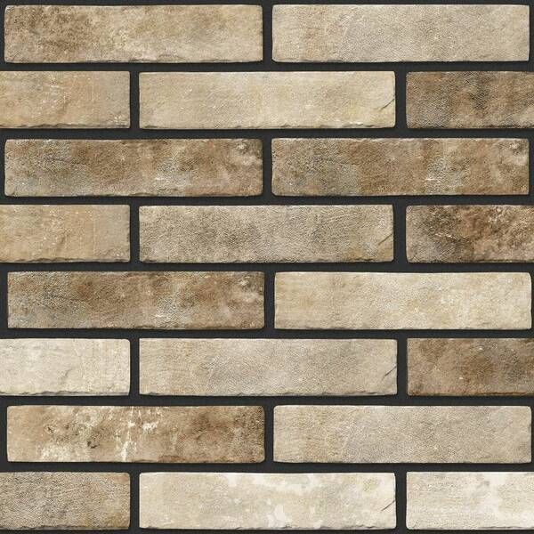 Керамограніт Golden Tile Klinker Brick бежевий KB1010 6х25 см 582322 фото