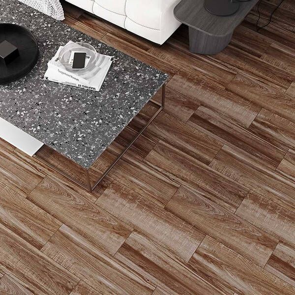 Керамогранит Cersanit Flaxwood Brown 18,5x59,8 см 563527 фото