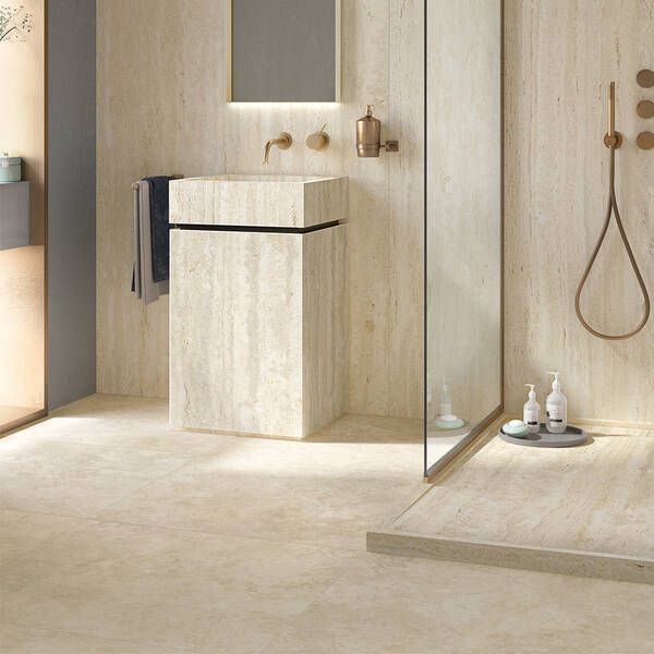 Керамогранит Mirage Elysian Travertino Light Cross EY 13 NAT SQ 60x120 см 549081 фото