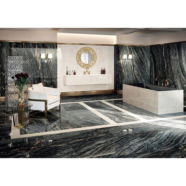 Керамогранит Roberto Cavalli Rock Symphony 0531611 Rock Symph. Art Lux 59,4x119 см 401060 фото