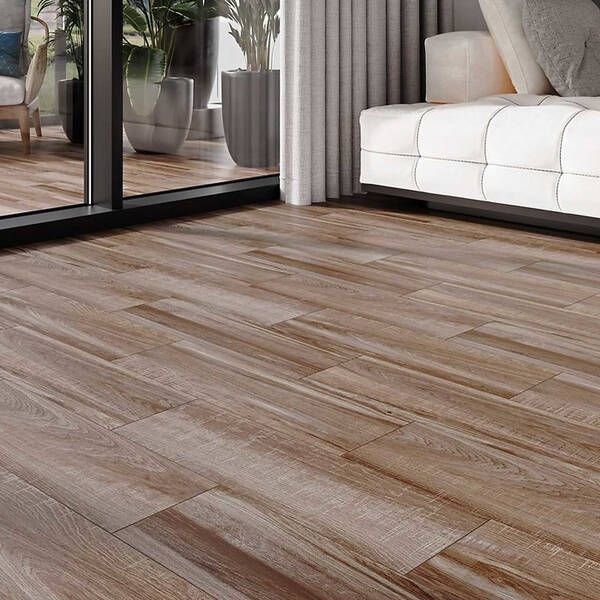 Керамогранит Cersanit Flaxwood Brown 18,5x59,8 см 563527 фото