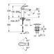 Змішувач для раковини Grohe Eurosmart 23923003 з донним клапаном клік-клак, хром 605543 фото 6