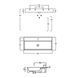 Раковина Olympia Drop DRP4310VT101 100 см білий глянець 604532 фото 3