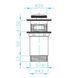 Донный клапан для раковины Devit DVVCH01 click-clack, хром 587901 фото 2