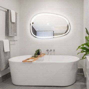 Зеркало Devit Style 5416090 Асимметричное зеркало с LED подсветкой и тачсенсором 628x928 мм. 542838 фото