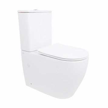 Унитаз напольный Qtap Evia Ultra Quiet 630&times;350&times;795 мм с сиденьем Soft-close, White QTEVI27W49258 SD00055382 фото