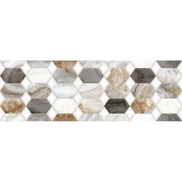 Плитка Ceramica Deseo Arabesque Grey Decor 30х90 см декор 534654 фото