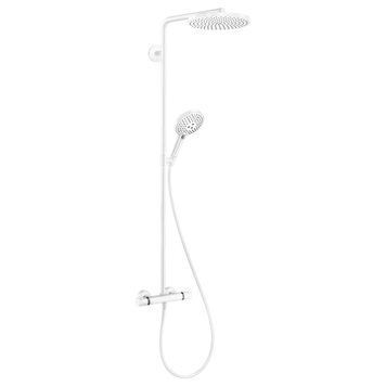 RAINDANCE SELECT S душова система 240 1jet, PowderRain, з термостатом, білий матовий 73312 фото