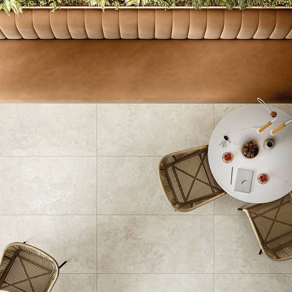 Керамограніт Mirage ElysianTravertino Pearly Cross EY 12 NAT SQ 60x120 см 549078 фото