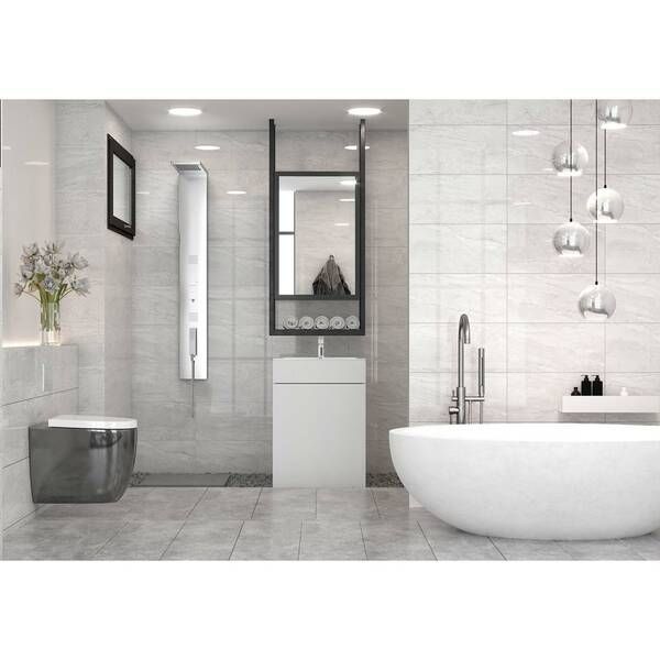 Плитка Golden Tile Marmo Milano Сірий 8М2061 30x60 см 479056 фото