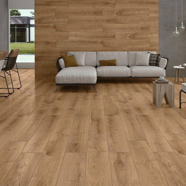 Плитка Ceramica Deseo Latina Brown 20x120 см 543125 фото