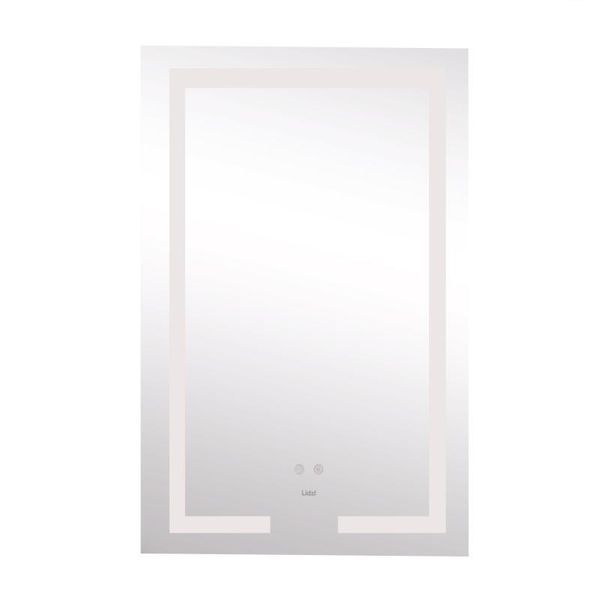 Дзеркало Lidz Kubis 500х800 з LED-підсвічуванням Touch, з антизапотіванням, з димером, рег. яскравості LD78LF9365080 SD00052334 фото