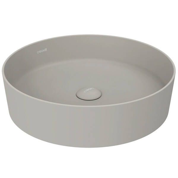 Раковина Creavit Loop Round LP145-00CG00E-0000 45 см цвет Cool Grey 603021 фото