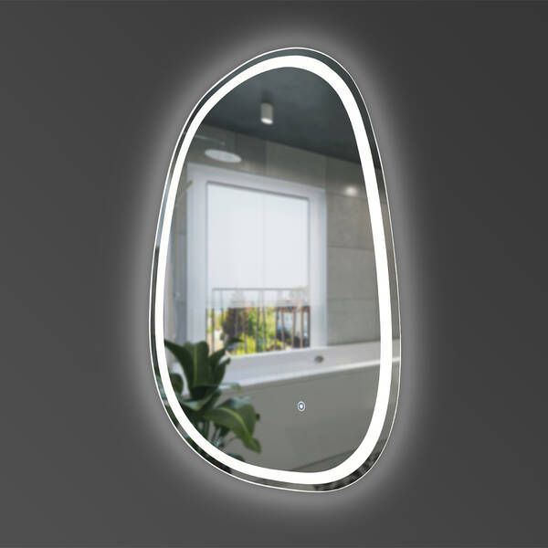 Зеркало Devit Style 5416090 Асимметричное зеркало с LED подсветкой и тачсенсором 628x928 мм. 542838 фото