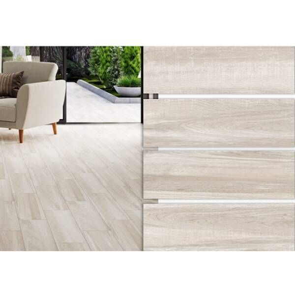 Керамогранит Cersanit Flaxwood Light Gtry 18,5x59,8 см 563533 фото