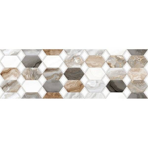 Плитка Ceramica Deseo Arabesque Grey Decor 30х90 см декор 534654 фото