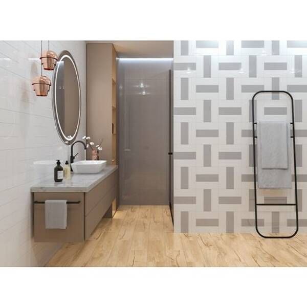Керамограніт Ceramica Deseo Celestia Світло-Бежевий CLVP10 20Х65 см 563744 фото