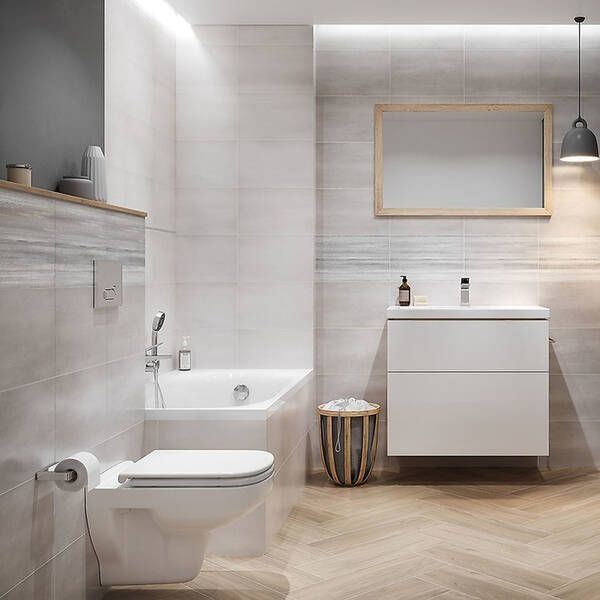 Плитка Cersanit Harrow Ps 224 Grys 25x40 см 541513 фото