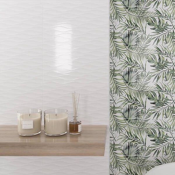 Плитка Cersanit White Wave Structure Glossy 25x40 см 540296 фото