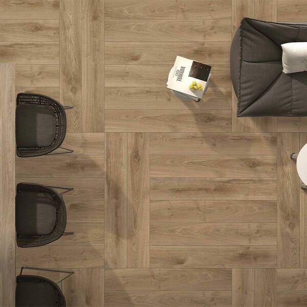 Плитка Ceramica Deseo Latina Brown 20x120 см 543125 фото