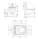 Унитаз подвесной Qtap Robin ML Ultra Quiet 490&times;365&times;325 мм, с сиденьем Soft-close MagLock, White QTROBML26W49621 SD00055745 фото 2