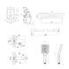 Комплект для душа Qtap Stenava Chrome: Смеситель QTST6245102DC + Лейки (QTRUC125CRM45954,QTHLA107CRM45784) + Шланг QTHADPVC200C + QTCRMBH130 SD00053671 фото 2