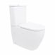 Унитаз напольный Qtap Evia Ultra Quiet 630&times;350&times;795 мм с сиденьем Soft-close, White QTEVI27W49258 SD00055382 фото 1