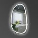 Зеркало Devit Style 5416090 Асимметричное зеркало с LED подсветкой и тачсенсором 628x928 мм. 542838 фото 4