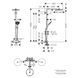 RAINDANCE SELECT S душова система 240 1jet, PowderRain, з термостатом, бiлий матовий 73312 фото 2