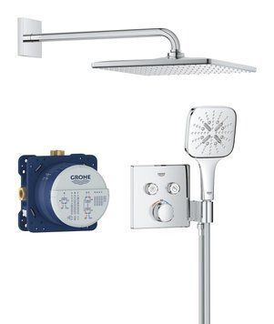 GROHTHERM SMARTCONTROL набір прихованого монтажу з верхнім душем 310 , колір хром 95066 фото