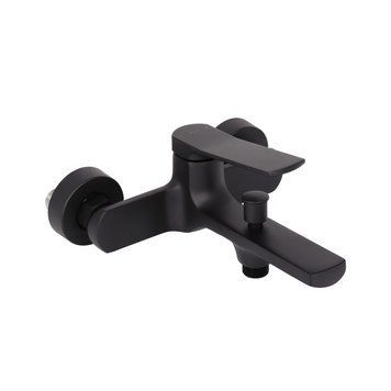 Смеситель для ванны Qtap Slavonice QTSLA259BLM45918 Black Matt SD00052042 фото