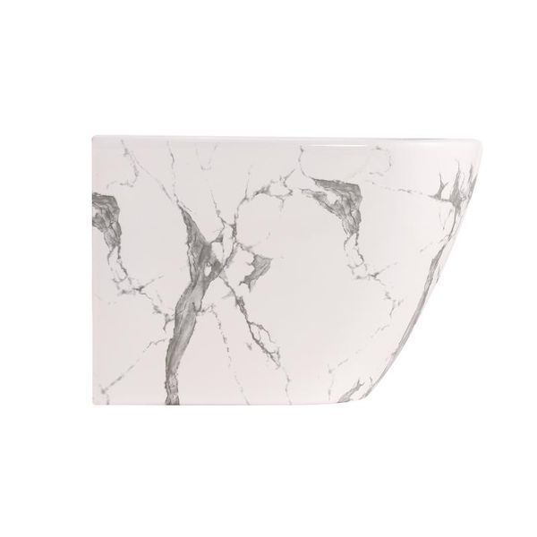 Биде подвесное Qtap Robin 515x370x350 мм, Marble QT13551381GMR SD00054287 фото