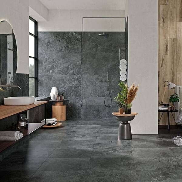Керамограніт Cersanit Candy Gptu 1202 Graphite 59,8x119,8 см 549921 фото