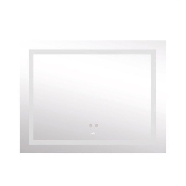 Зеркало Lidz Kubis 1000х800 с LED-подсветкой Touch, с антизапотеванием, с диммером, рег. яркости LD78LF61410080 SD00052335 фото