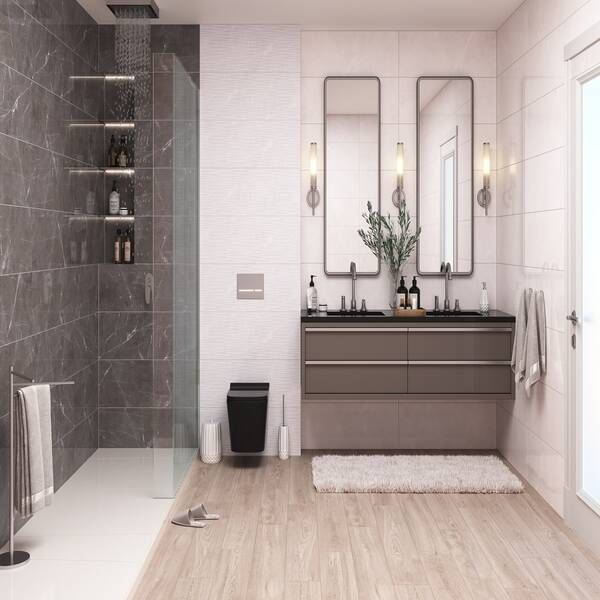 Плитка Ceramica Deseo Etania Nero 30х90 см 534662 фото