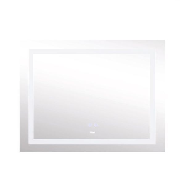Зеркало Lidz Kubis 1000х800 с LED-подсветкой Touch, с антизапотеванием, с диммером, рег. яркости LD78LF61410080 SD00052335 фото