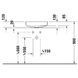 Раковина Duravit Vitrium 266146HB79 46 см синій матовий 552937 фото 2