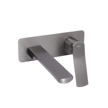 Змішувач для раковини Qtap Slavonice прихованого монтажу QTSLA273GMB45920 Gunmetal Black PVD SD00052044 фото