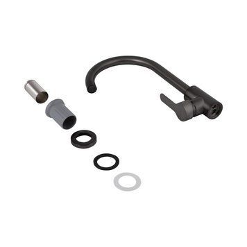 Смеситель для кухни U-образный Brinex Pure 015F U-образный Graphite BRIPUR015FGRP SD00053178 фото