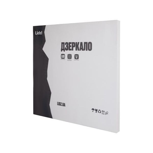 Дзеркало Lidz Astra R600 з LED-підсвічуванням Touch, з антизапотіванням, з димером, рег. яскравості LDASR60049289 SD00055413 фото